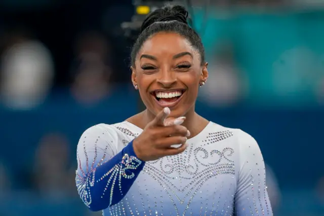 Simone Biles at the 2024 Paris Olympics