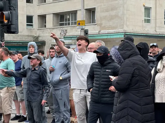 Devon and Cornwall Police said specialist officers were deployed to the Guildhall area in the city centre at around 15:30 on Monday afternoon