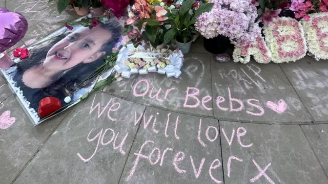 Flowers and tributes laid in Southport