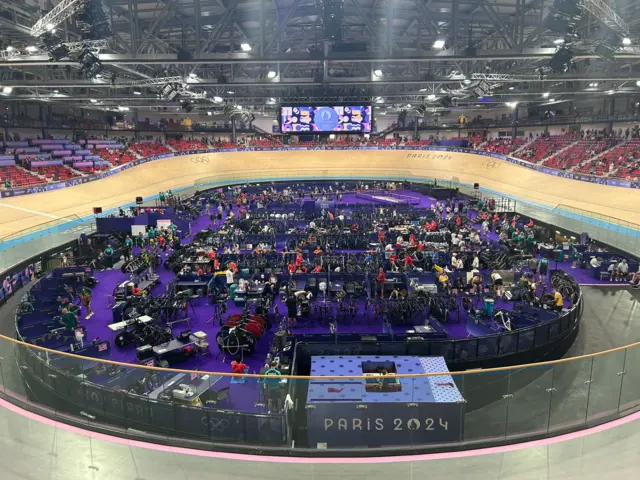 View of the velodrome