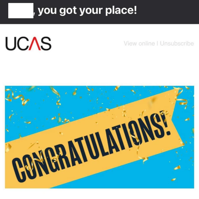 congratulations email