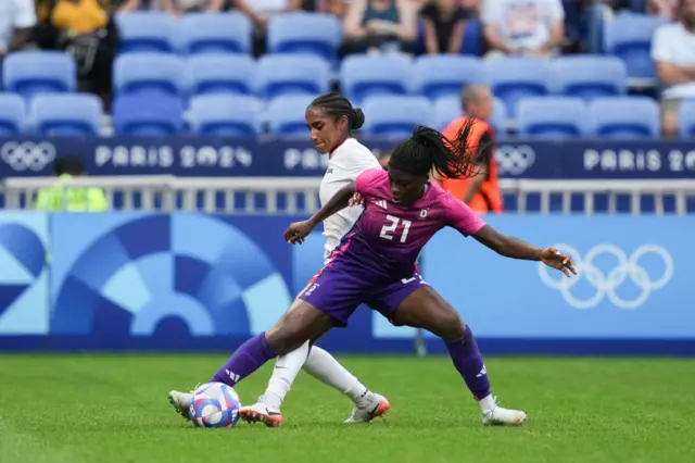 USA v Germany in women's football semi-final