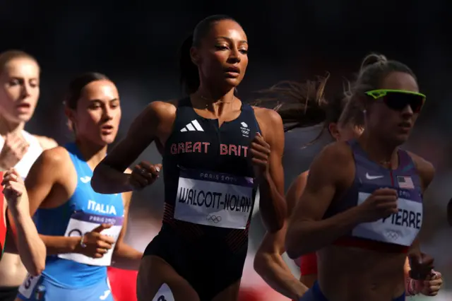 Revee Walcott-Nolan in action during her 1500m heat