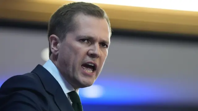 Tory leadership hopeful Robert Jenrick during his Conservative Party leadership campaign launch at the YMCA Community and Activity Village, in Newark, Nottinghamshire. Six candidates are battling it out to replace Rishi Sunak as the Conservative Party seeks to rebuild after its worst-ever General Election result.