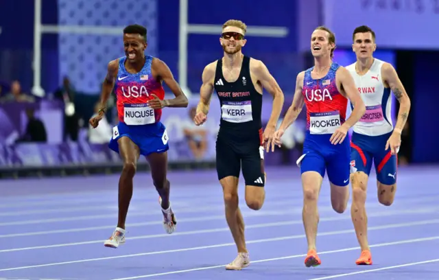 Josh Kerr during the men's 1500m