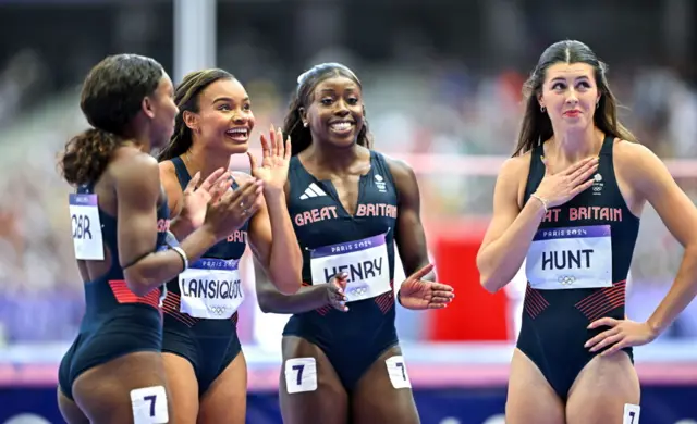 Bianca Williams, Imani Lansiquot, Desiree Henry and Amy Hunt
