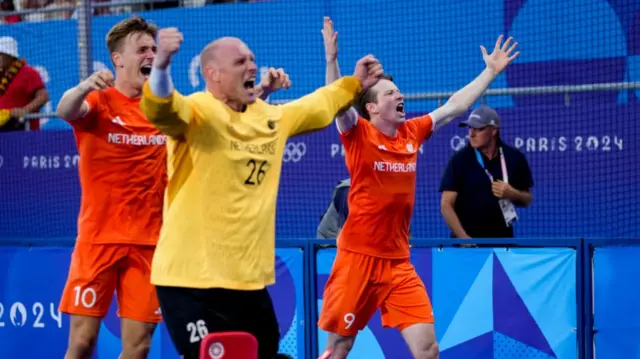 The Netherlands celebrate