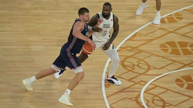 Nikola Jokic and LeBron James