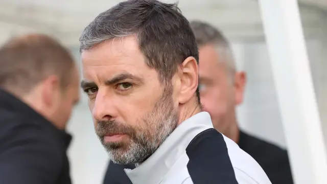 Larne manager Tiernan Lynch