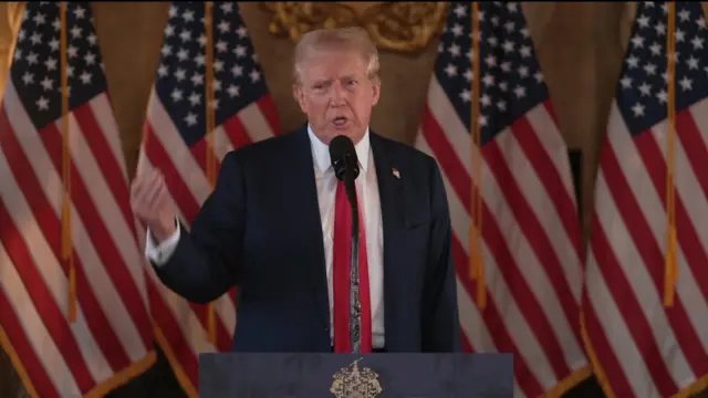 Trump speaking