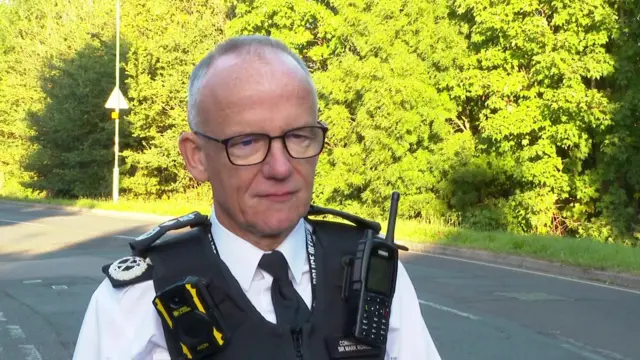 Mark Rowley speaking to the BBC