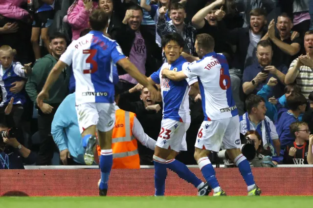 Blackburn celebrate