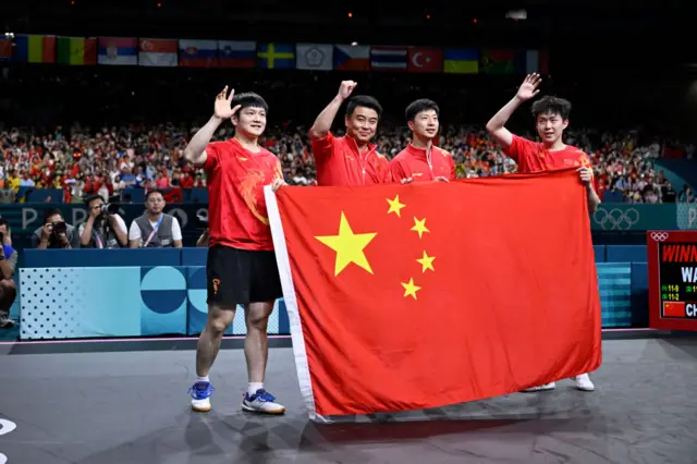 China men's table tennis champions