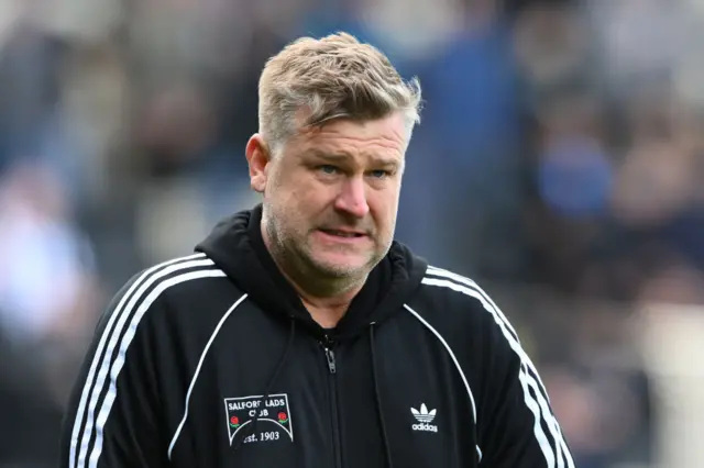 Salford City manager Karl Robinson