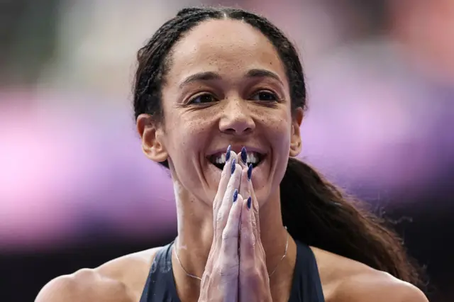 Katarina Johnson-Thompson at the Paris Olympics