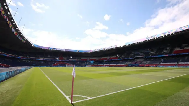 A general view of the Parc des Princes