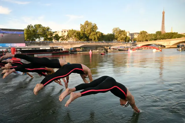 Men's 10km swim