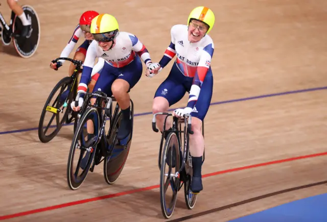 Laura Kenny and Katie Archibald