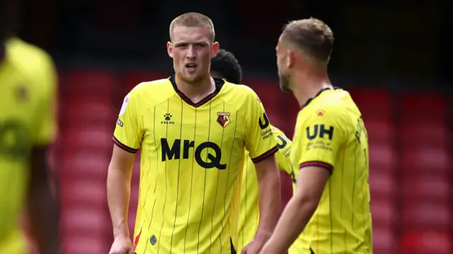 Watford players in pre-season