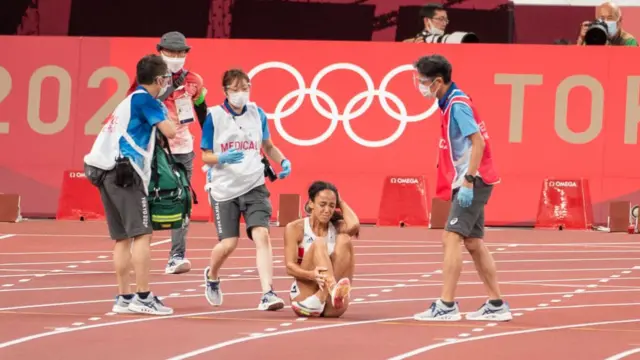 Katarina Johnson-Thompson suffers injury in Tokyo