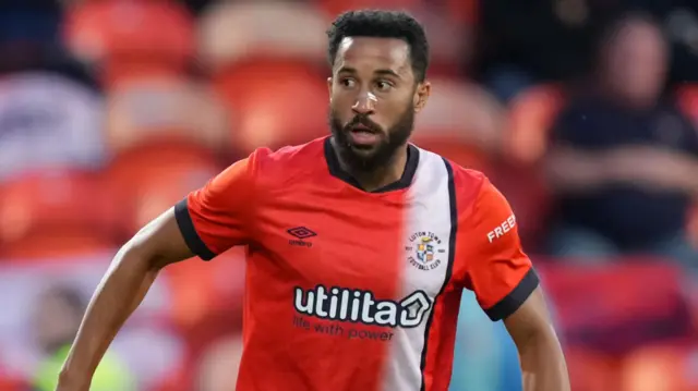 Andros Townsend playing for Luton