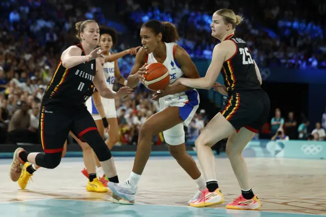 Belgium against France basketball