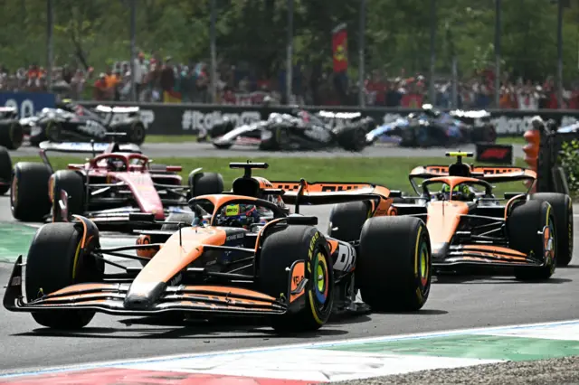 McLarens at Monza.