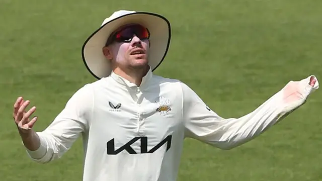 Surrey captain Rory Burns during a match at The Oval