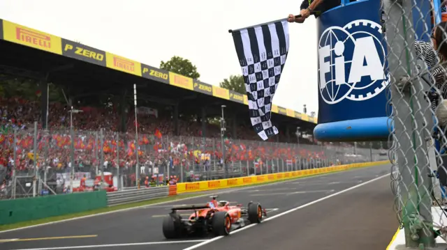 Charles Leclerc wins