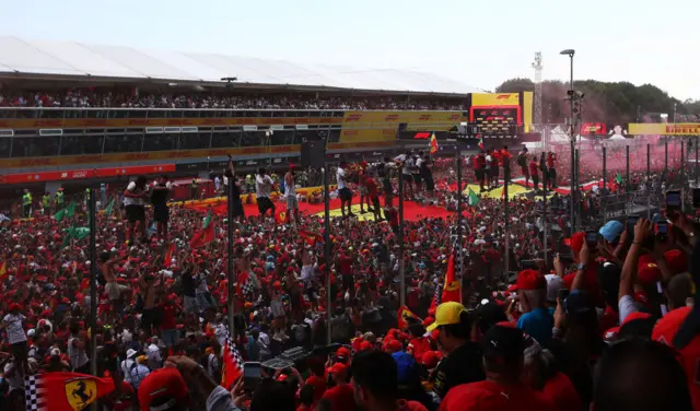 Fans at Monza GP.