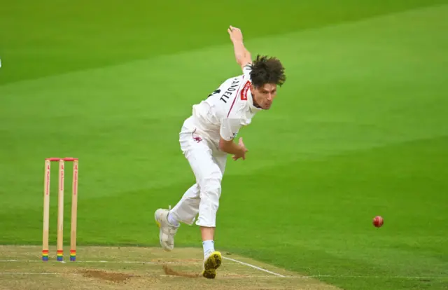 Somerset bowler Brett Randell