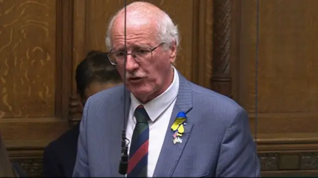 Jim Shannon from the DUP speaking in the House of Commons