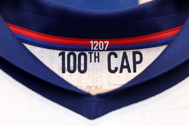 Details to commemorate Harry Kane's 100th International Cap