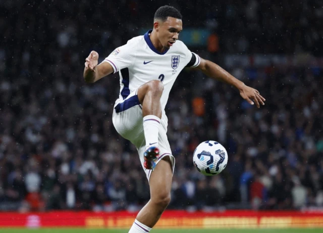 Trent Alexander-Arnold in action