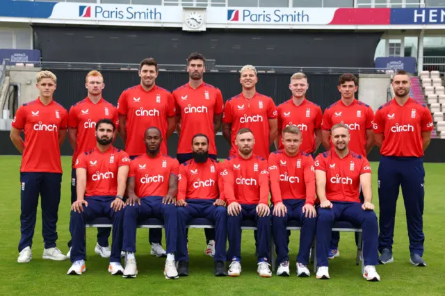 England's squad for their T20 international series with Australia