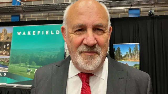 Jon Trickett in Thornes Park Athletics Stadium