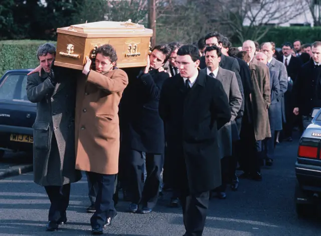 Pat Finucane funeral