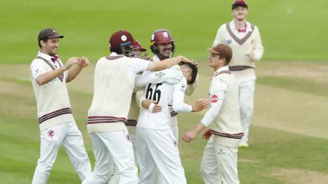 Somerset celebrate