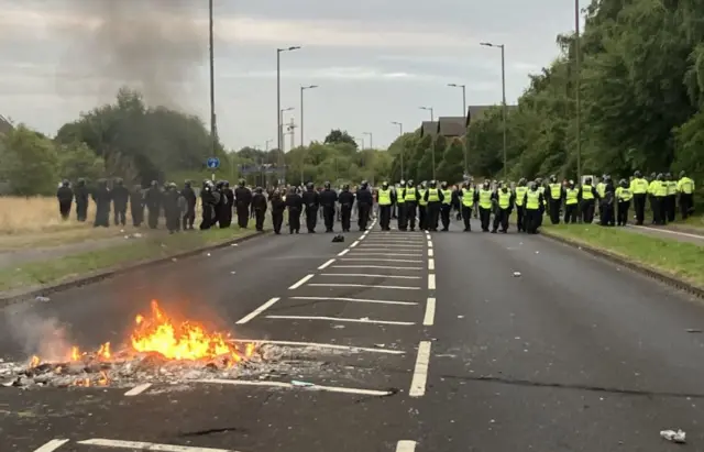 Rioting in Rotherham