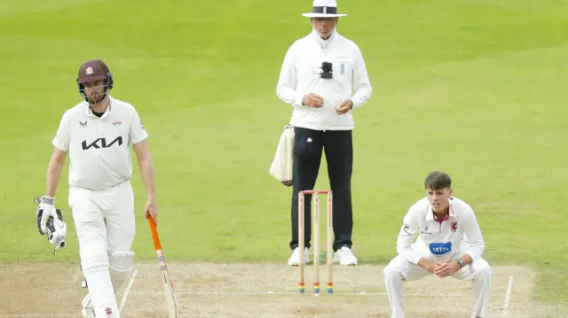 Archie Vaughan of Somerset CC during the County Championship