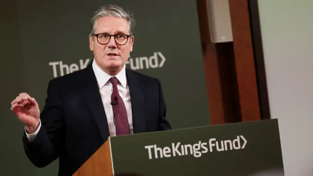 Prime Minister Sir Keir Starmer speaking following the publication of Lord Darzi's independent investigation into the state and performance of the NHS in central London. Picture date: Thursday September 12, 2024