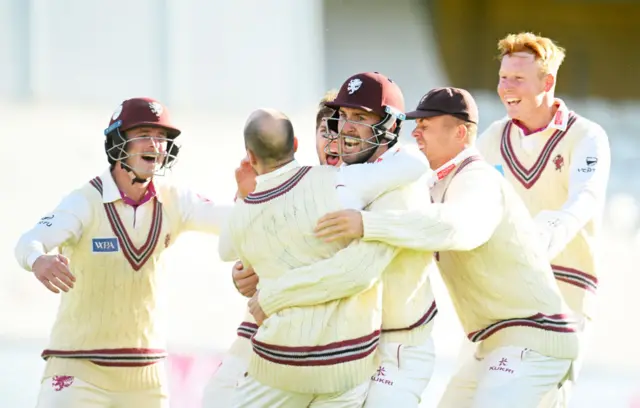 Somerset celebrate