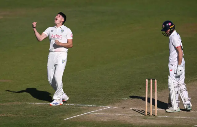 Matt Potts celebrates