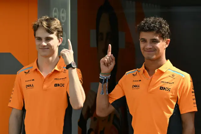 Oscar Piastri and Lando Norris