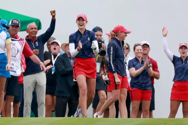 Barack Obama cheers on Nelly Korda