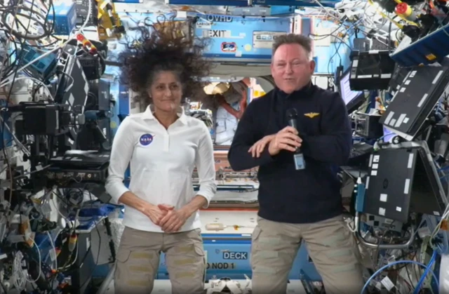 Suni Williams and Butch Wilmore on the ISS