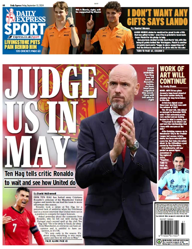 Express back page