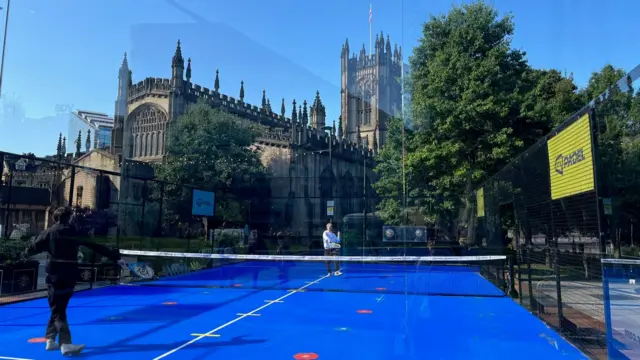 Padel court in Manchester