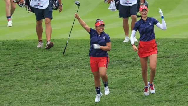 Megan Khang and Nelly Korda