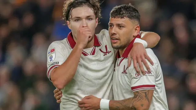 Sheffield United celebrate scoring